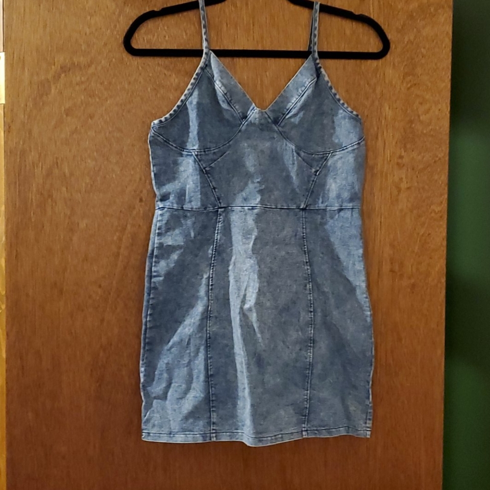 Mini Denim Dress